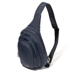 Baggallini Securtex Anti-Theft Triple Zip Sling