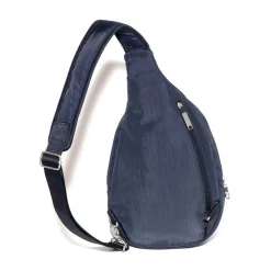 Baggallini Securtex Anti-Theft Triple Zip Sling