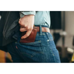 Bosca Dolce Leather Small Bifold Wallet