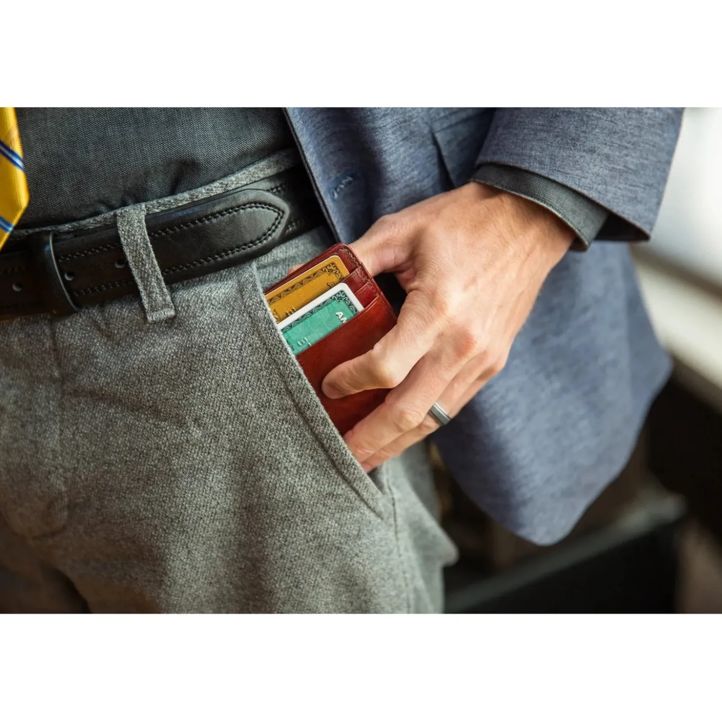 Bosca Old Leather Deluxe Front Pocket Wallet