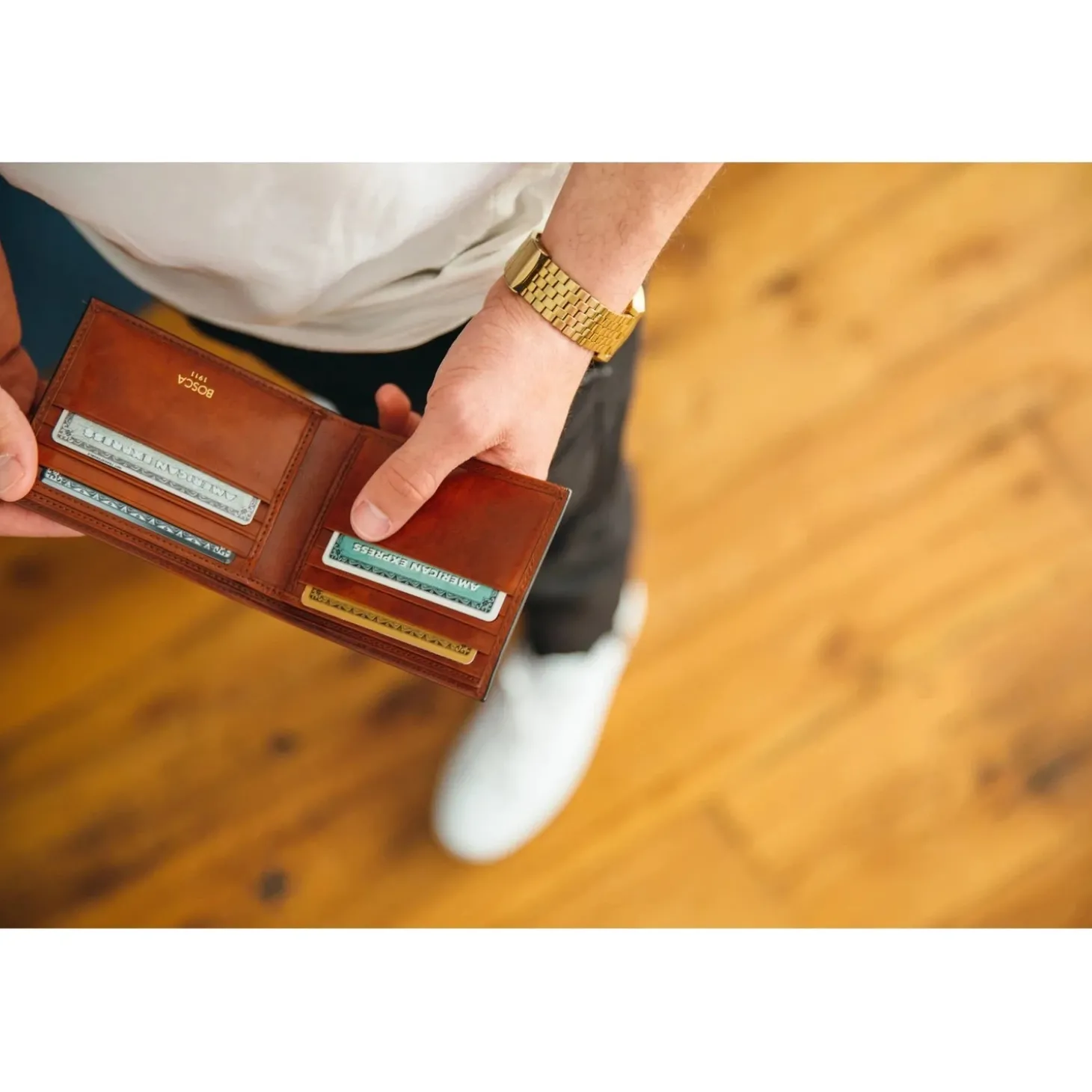 Bosca Old Leather 8 Pocket Deluxe Executive Wallet