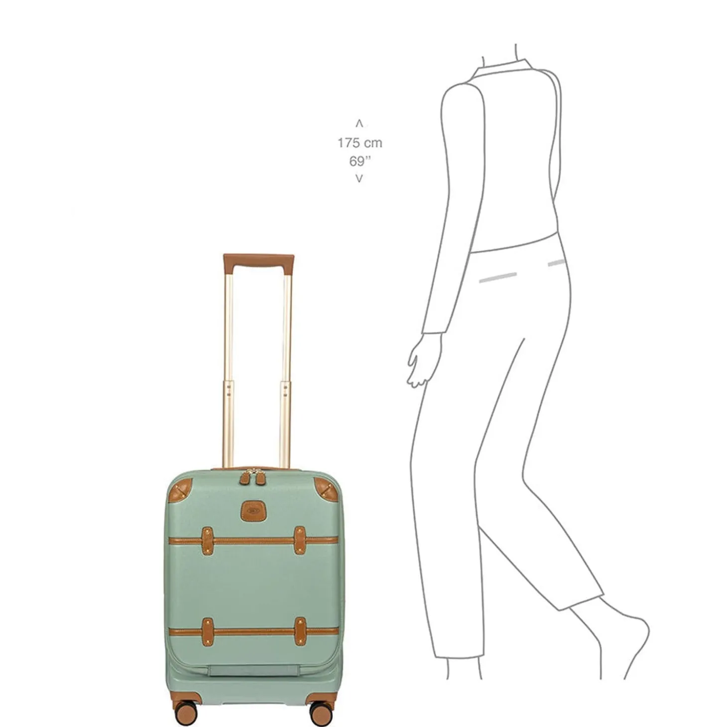 Brics Bellagio 3.0 21" Carry-On Spinner with Pocket