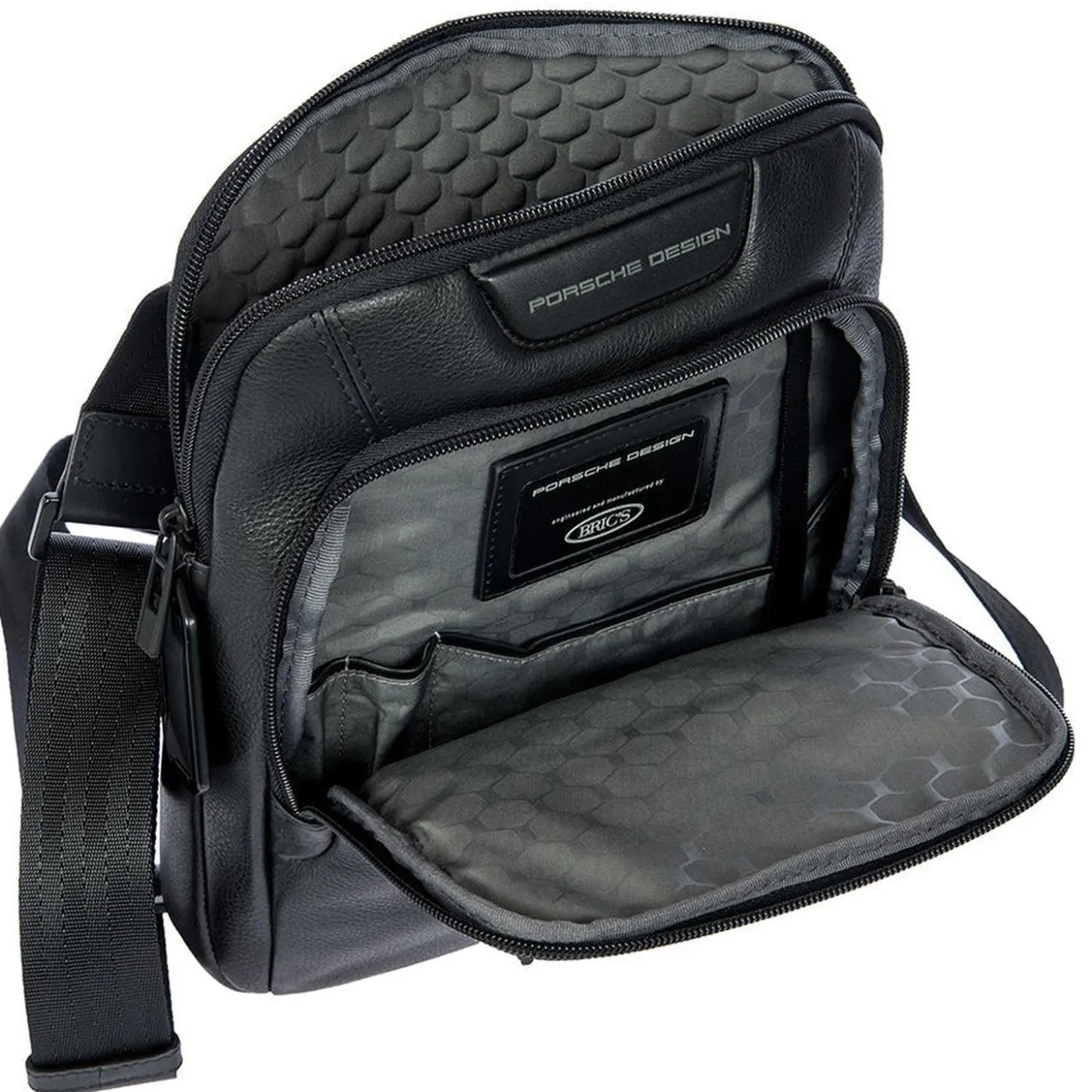 Brics Porsche Design Roadster Leather Evo Shoulder Bag S