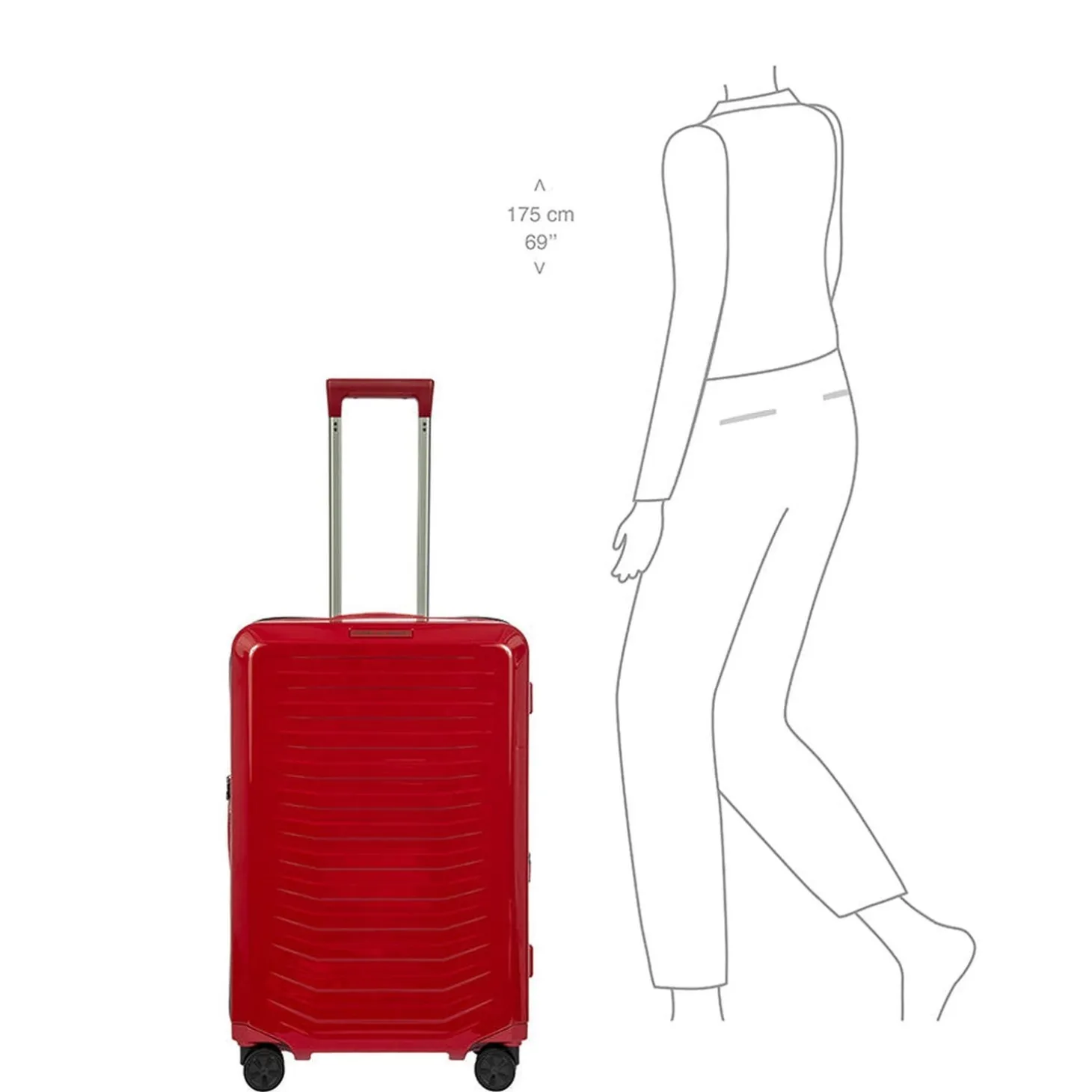 Brics Porsche Design Roadster Hardside 27" Expandable Check-In Spinner