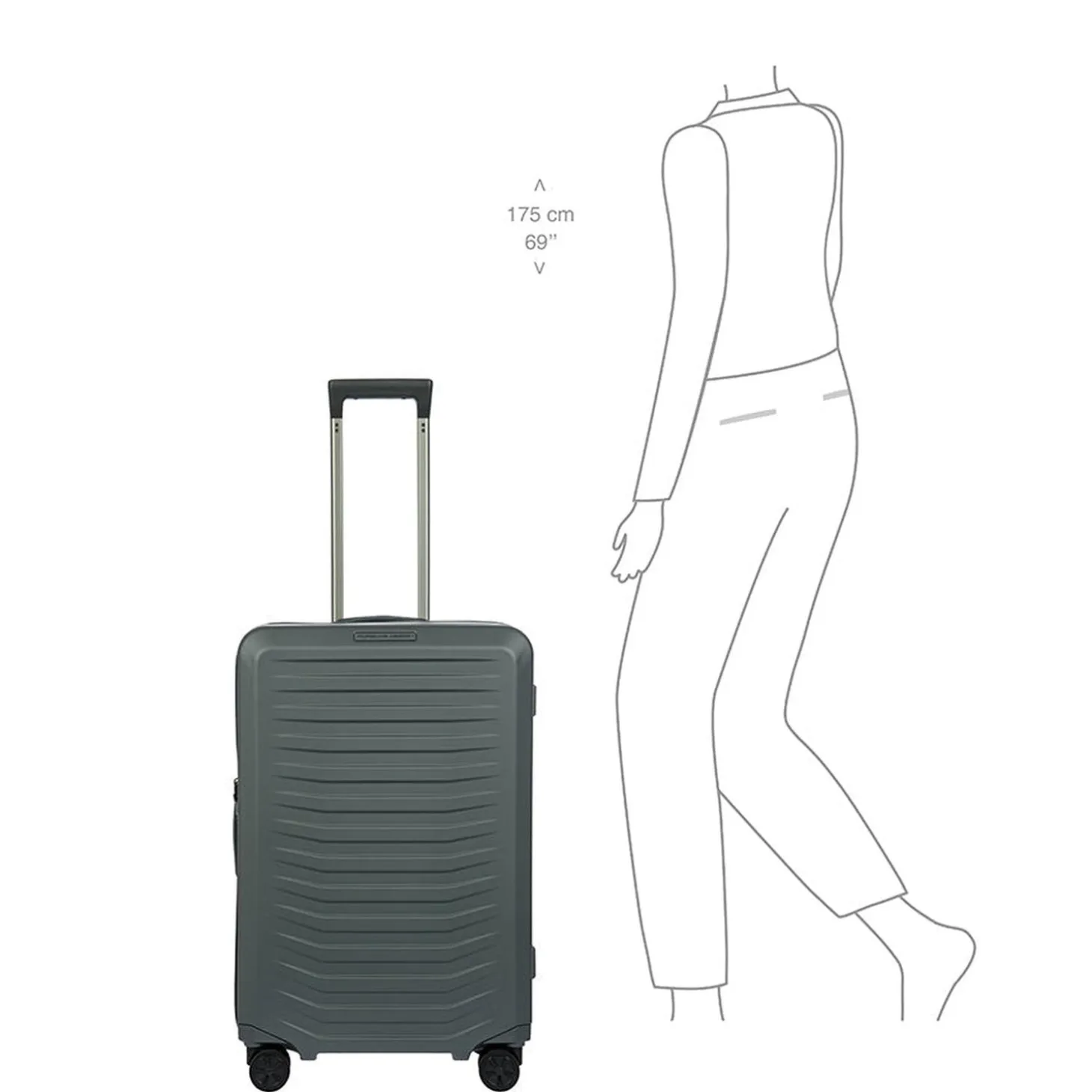 Brics Porsche Design Roadster Hardside 27" Expandable Check-In Spinner