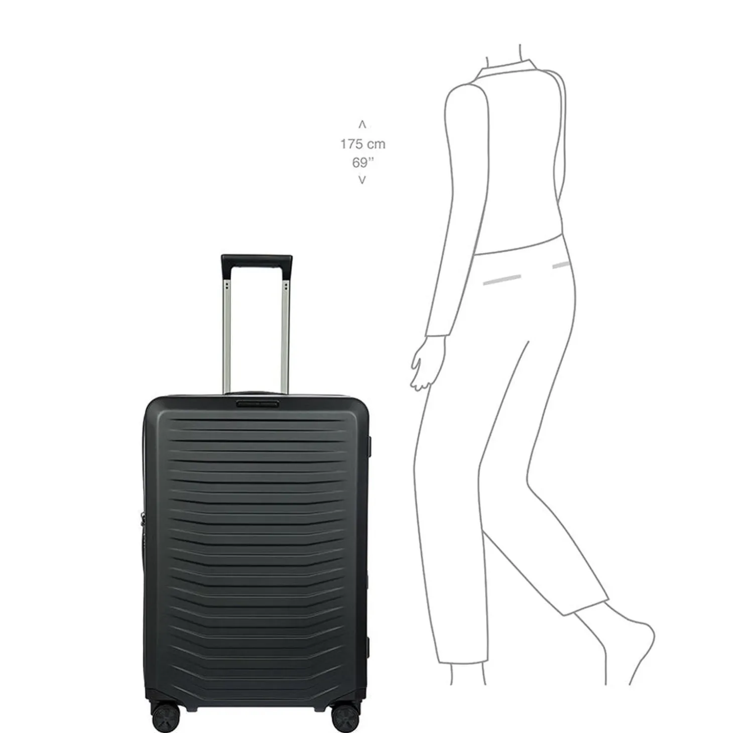 Brics Porsche Design Roadster Hardside 30" Expandable Check-In Spinner