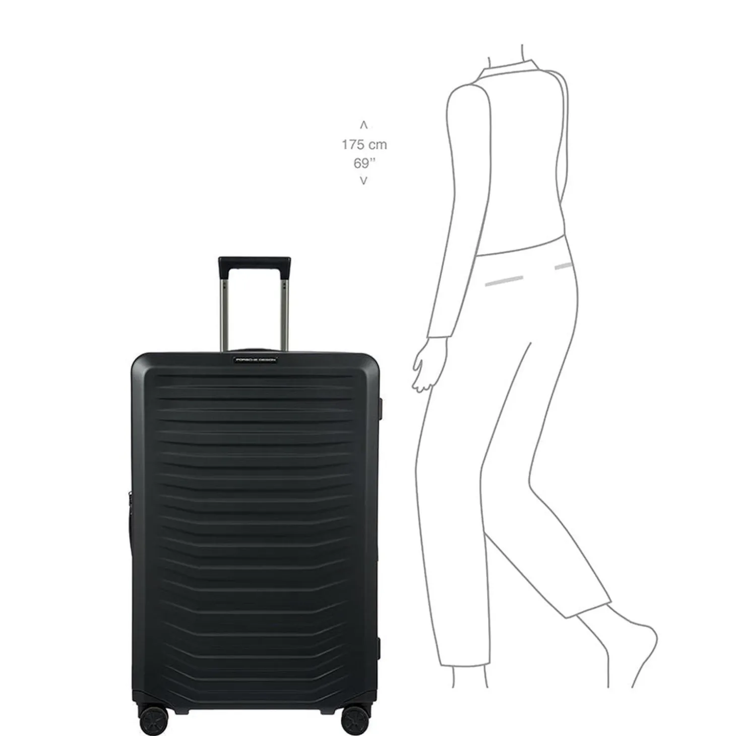 Brics Porsche Design Roadster Hardside 33" Expandable Check-In Spinner