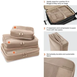 Briggs & Riley Carry On Packing Cube Set