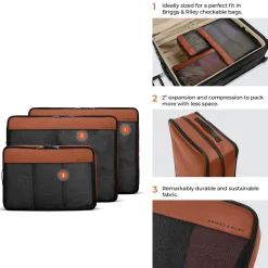 Briggs & Riley Check In Packing Cube Set