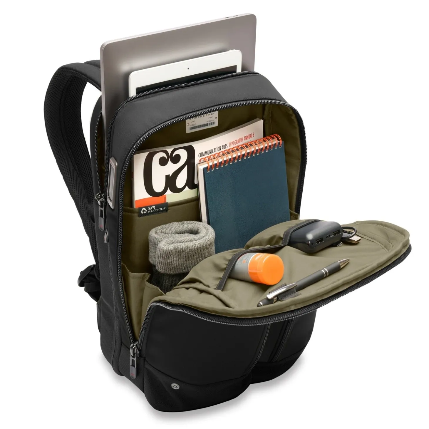 Briggs & Riley Recycled Day Bags Medium Expandable Backpack