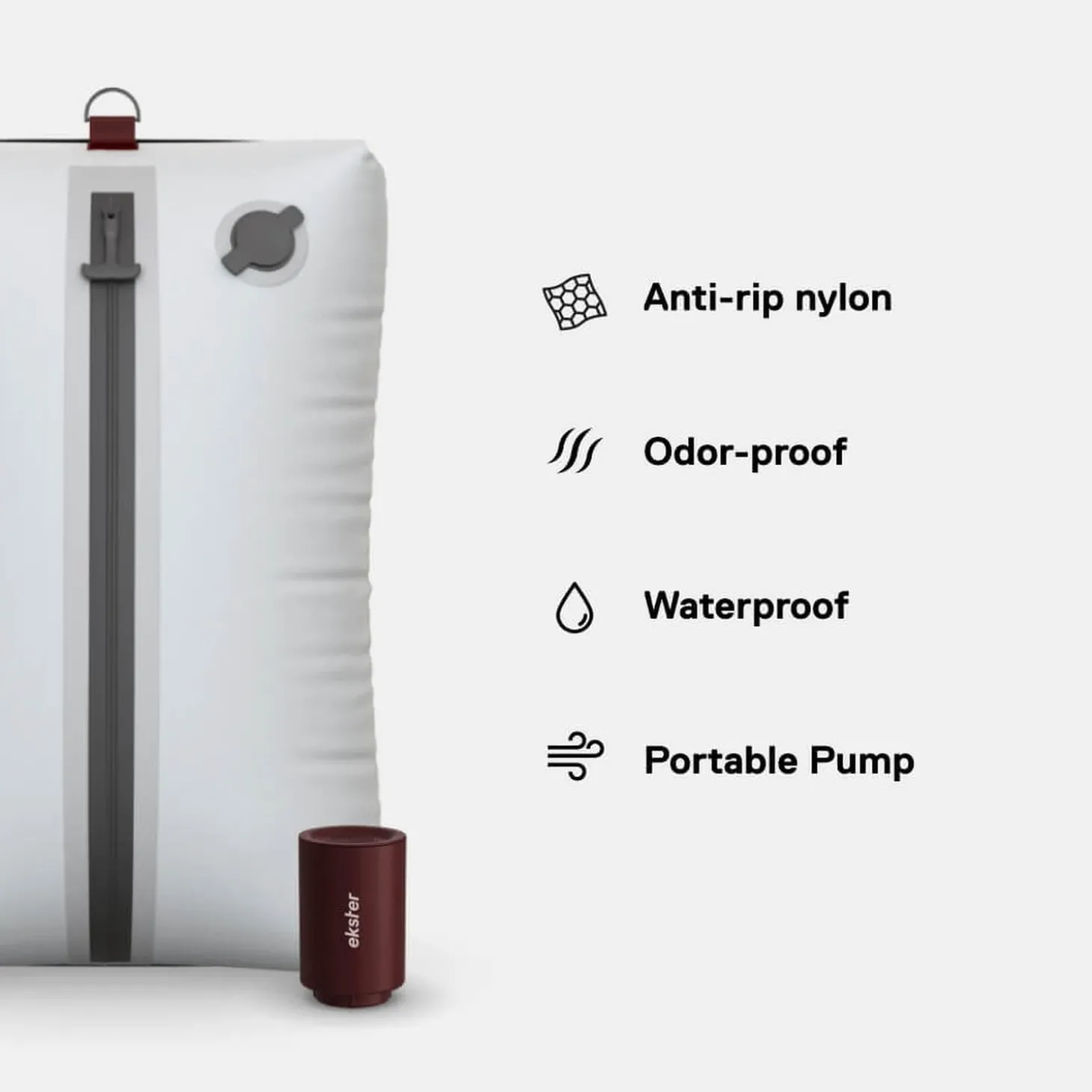 Ekster TravelPack Vacuum Kit with Air Pump