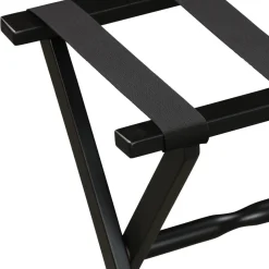 Gatehouse Furniture Luggage Rack - Straight Wood Leg with 4 Nylon Straps
