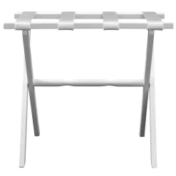 Gatehouse Furniture Luggage Rack - Straight Wood Leg with 4 Nylon Straps