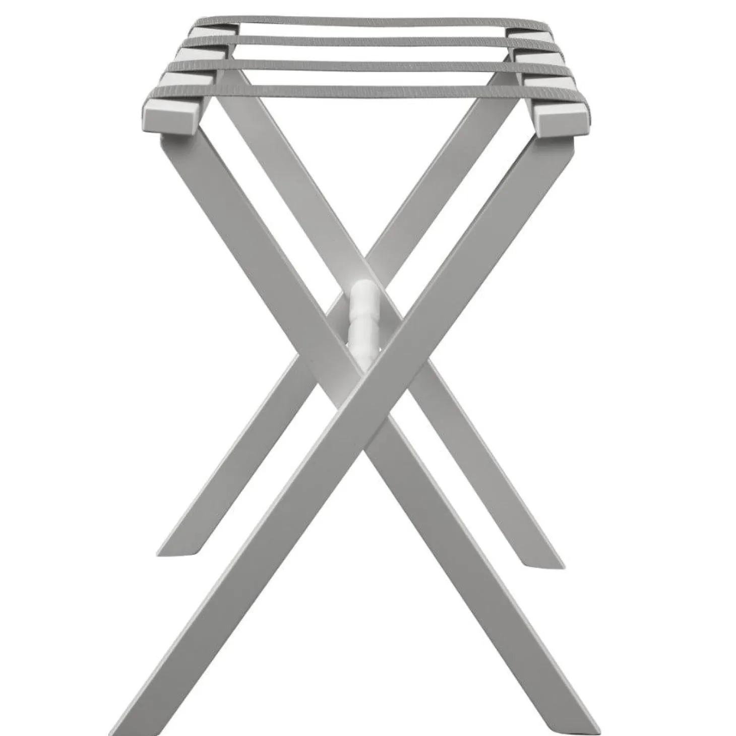 Gatehouse Furniture Luggage Rack - Straight Wood Leg with 4 Nylon Straps