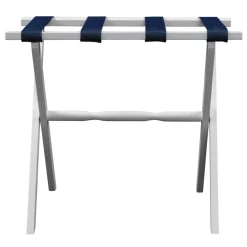 Gatehouse Furniture Luggage Rack - Straight Wood Leg with 4 Nylon Straps