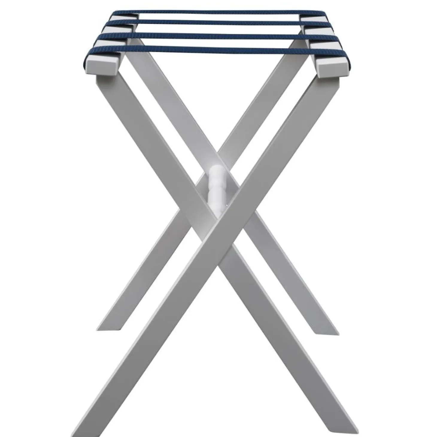 Gatehouse Furniture Luggage Rack - Straight Wood Leg with 4 Nylon Straps