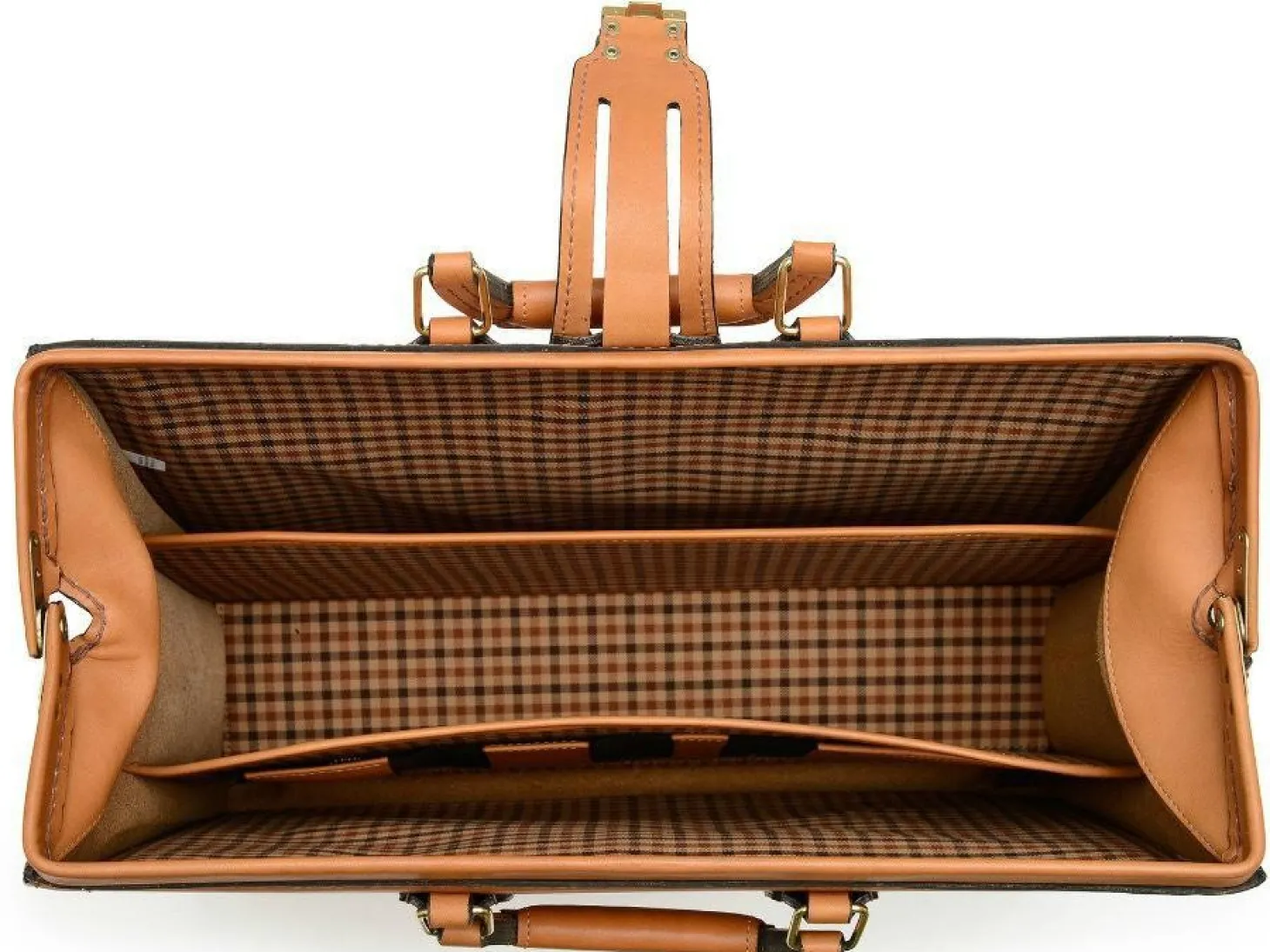 Korchmar Classics Churchill Belting Leather Briefcase