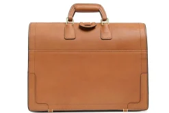 Korchmar Classics Churchill Belting Leather Briefcase