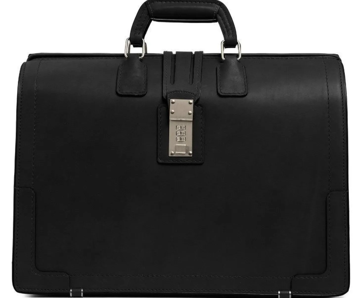 Korchmar Classics Churchill Belting Leather Briefcase