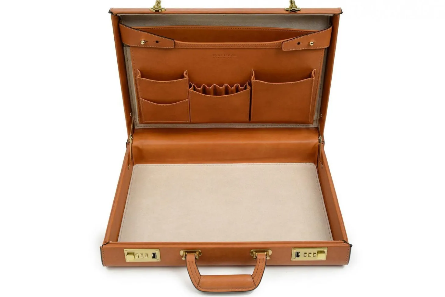 Korchmar Classics 4" Monroe Belting Leather Attache
