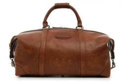 Korchmar Lux Twain Pull Leather Weekender