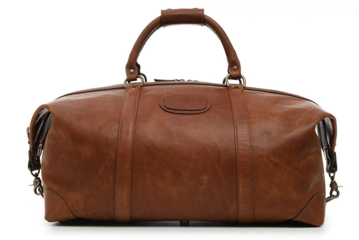 Korchmar Lux Twain Pull Leather Weekender