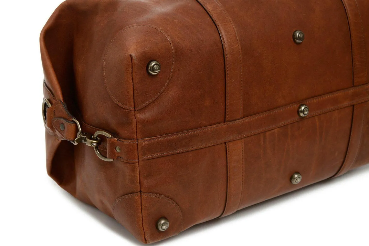 Korchmar Lux Twain Pull Leather Weekender
