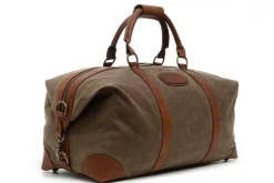 Korchmar Lux Twain 22" Waxed Canvas Weekender