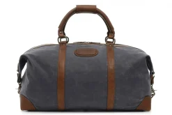 Korchmar Lux Twain 22" Waxed Canvas Weekender