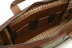 Korchmar Sawyer Slim Leather Laptop Briefcase