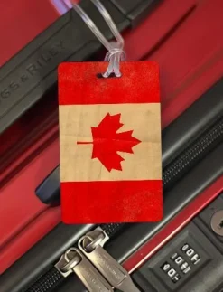 Luggage Pros Distressed Flag Tag