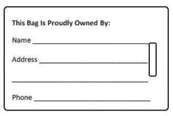 Luggage Pros "USA" Luggage Tag