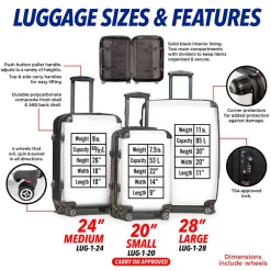 MyFly Bag 24" Personalized Checked Luggage