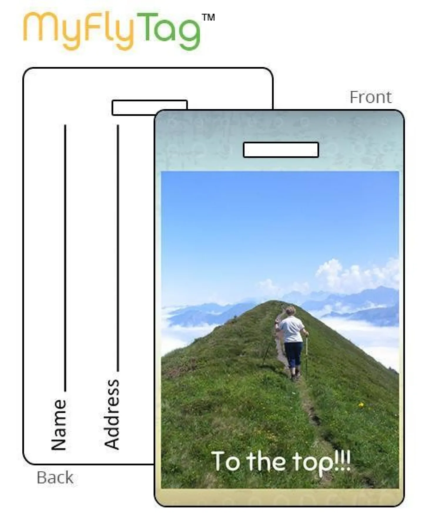 MyFly Personalized Luggage Tags - Only $2.25 each for 250 tags