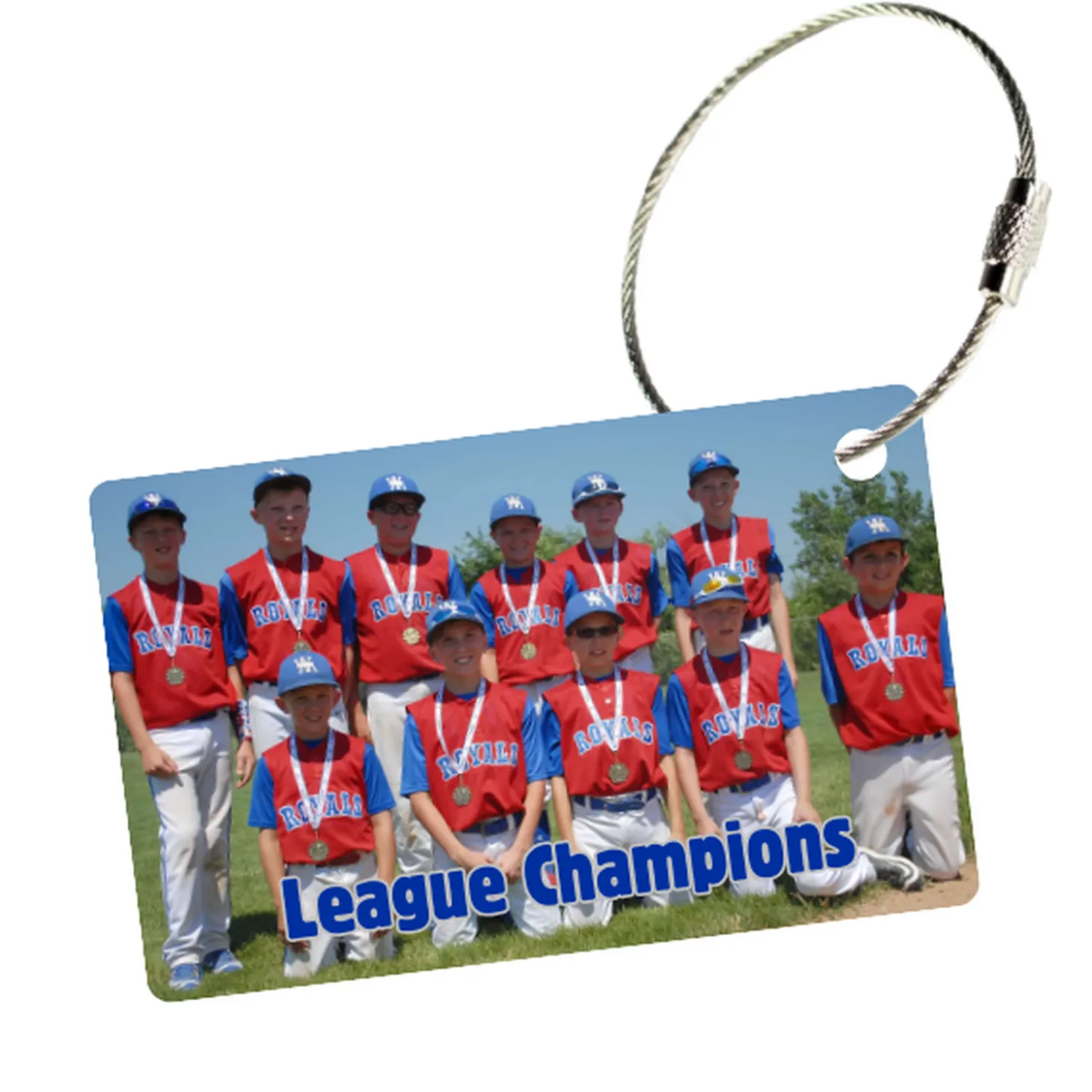 MyFly Personalized Luggage Tags with Metal Loop Upgrade - Only $3.59 each for 100 tags