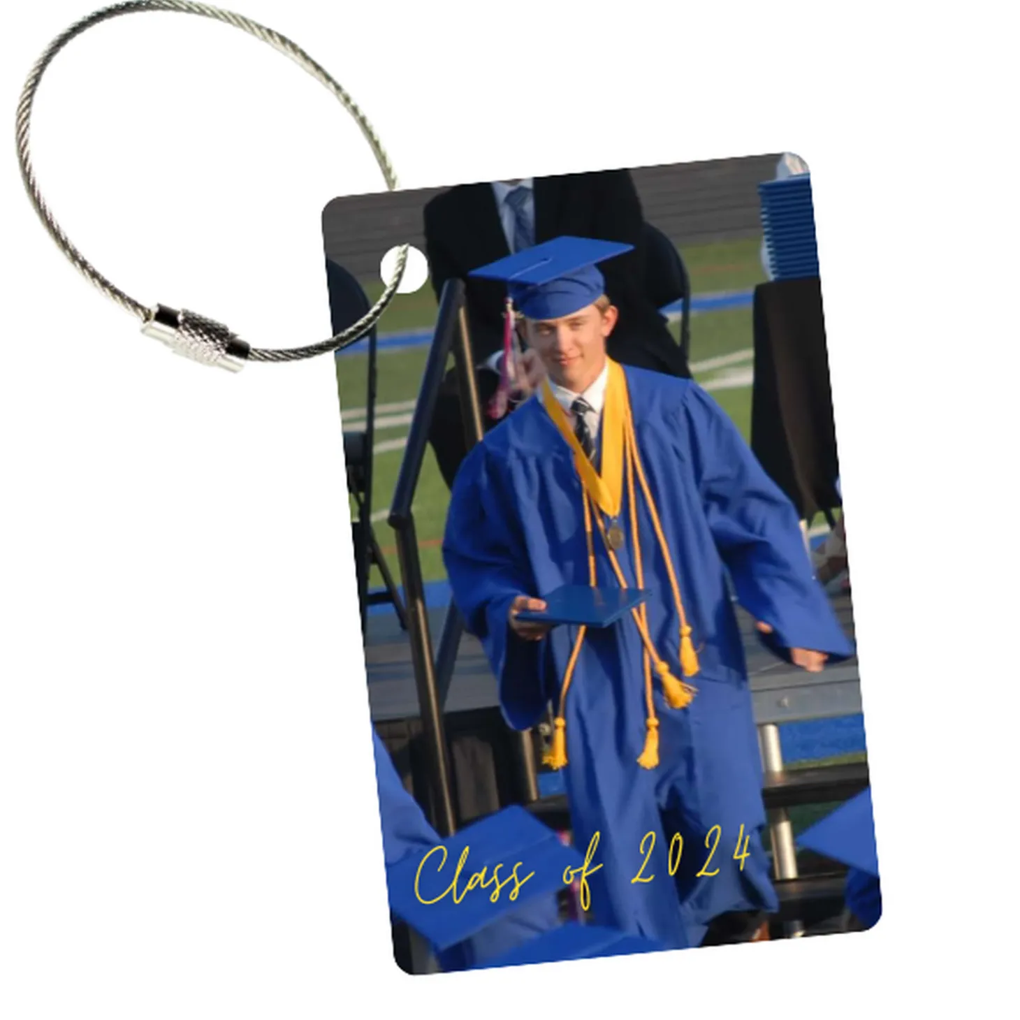 MyFly Tag Personalized Luggage Tags with Metal Loop Upgrade