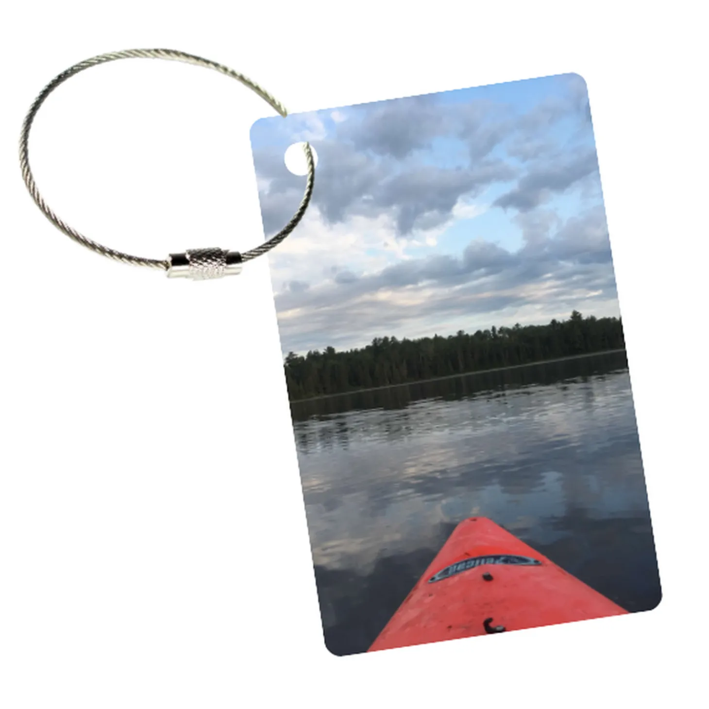 MyFly Tag Personalized Luggage Tags with Metal Loop Upgrade