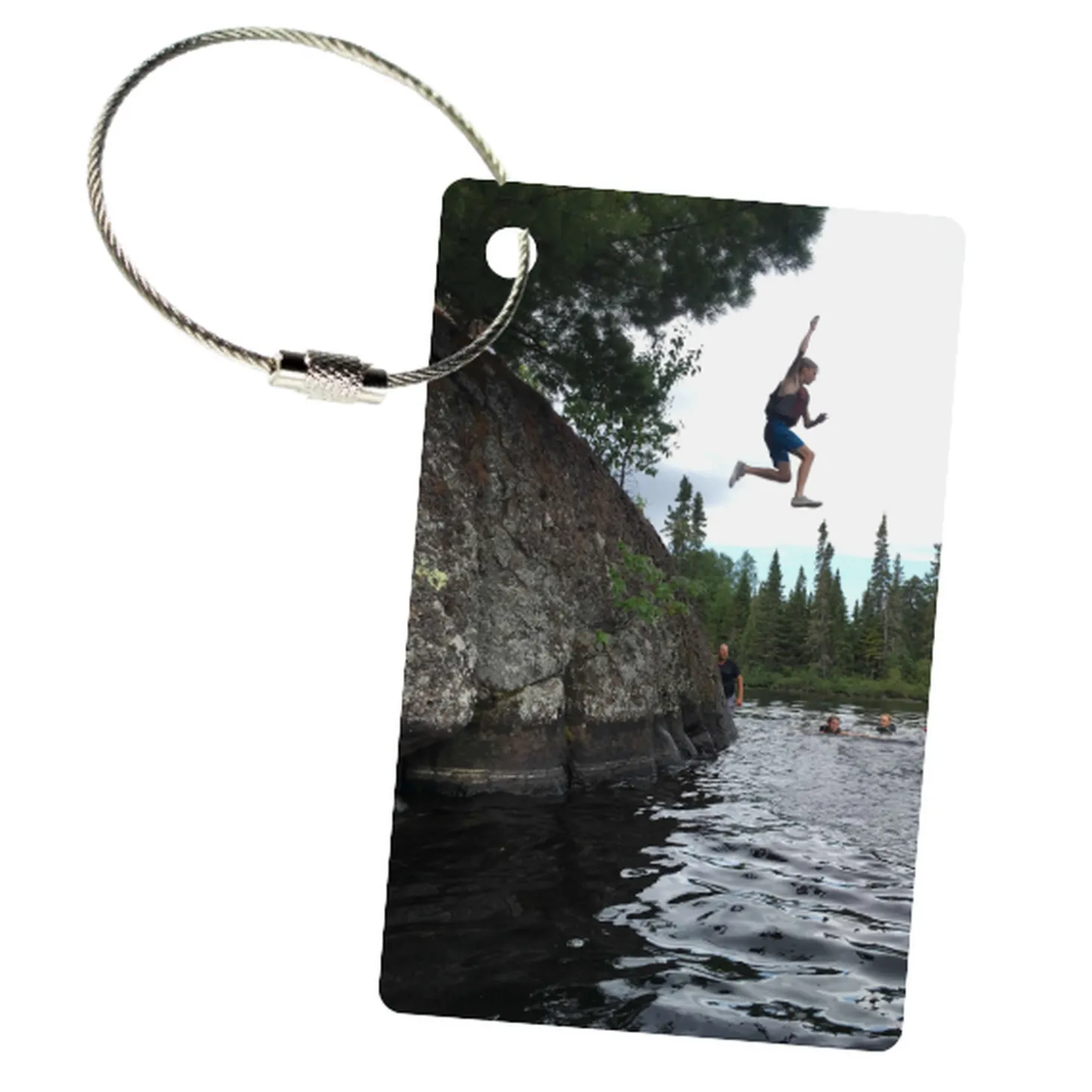 MyFly Tag Personalized Luggage Tags with Metal Loop Upgrade