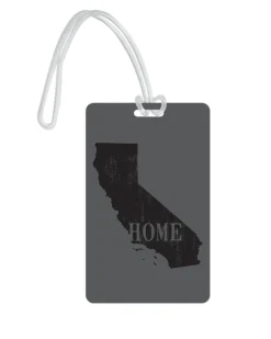 612 My Home State California Luggage Tag