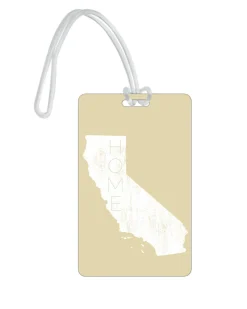 612 My Home State California Luggage Tag