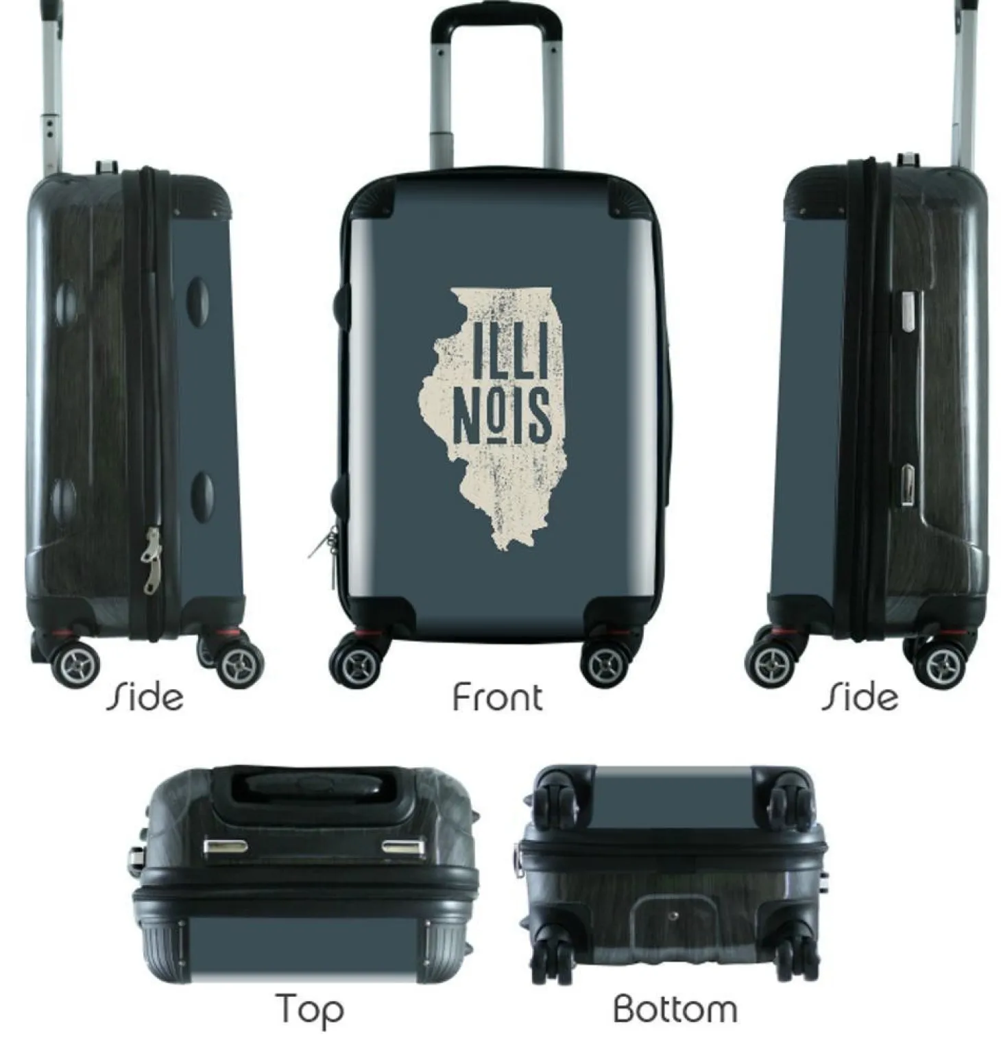 612 My Home State Illinois 20" Carry-On