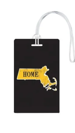 612 My Home State Massachusetts Luggage Tag