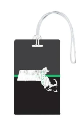 612 My Home State Massachusetts Luggage Tag