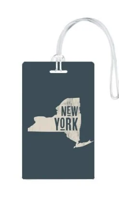 612 My Home State New York Luggage Tag