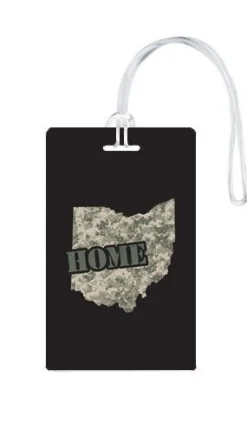 612 My Home State Ohio Luggage Tag