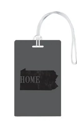 612 My Home State Pennsylvania Luggage Tag