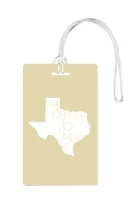 612 My Home State Texas Luggage Tag