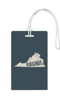 612 My Home State Virginia Luggage Tag