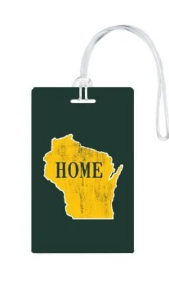 612 My Home State Wisconsin Luggage Tag
