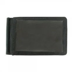 Piel Leather Bi-Fold Money Clip W/Id Window